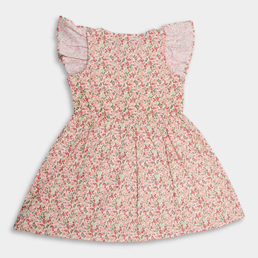 Girls' Frock, गुलाबी, large image number null