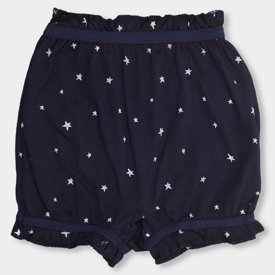 Girls' 100% Cotton Bloomer, नेवी ब्लू, large image number null
