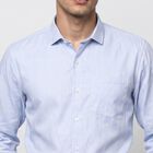 Men's Light Blue Formal Shirt, Light Blue, small