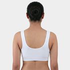Women's White Wireless Seamless Everyday Bra, White, small