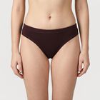Women's Wine Regular Fit Solid Panty, वाइन, small