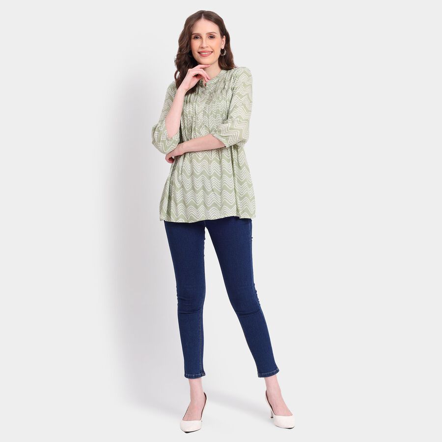 Ladies' Kurta, हल्का हरा, large image number null