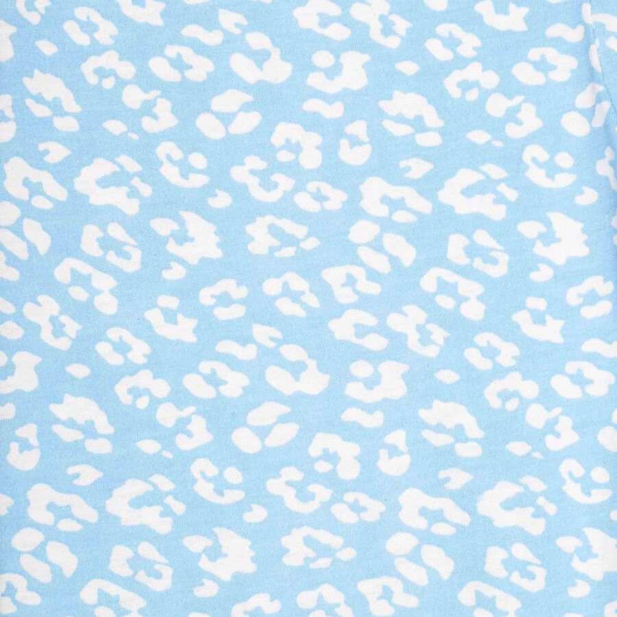Girls Printed Pyjama, Mid Blue, large image number null