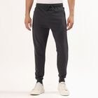 Unisex Charcoal Slim Fit Jogger Track Pants, गहरा ग्रे, small image number null
