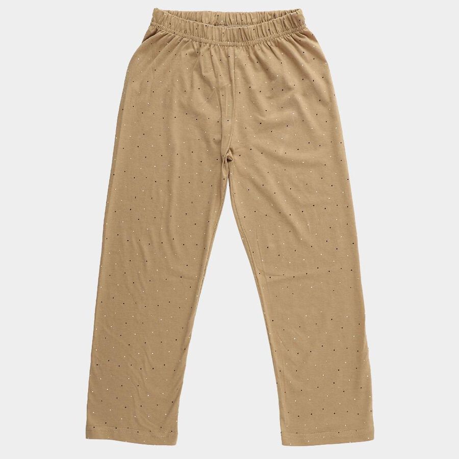 Girls' Pyjama, गहरा पीला, large