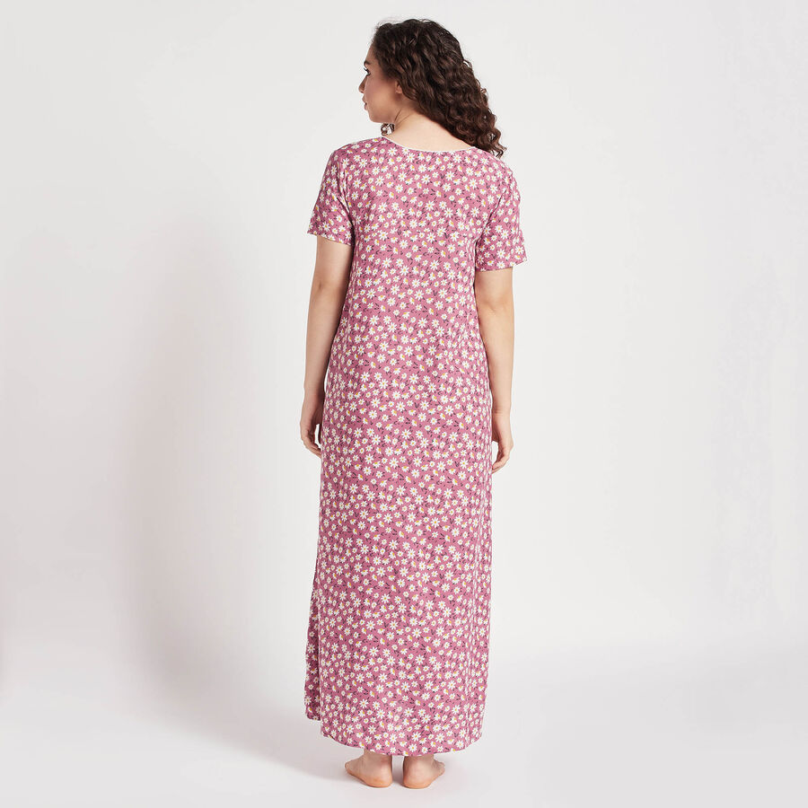 All Over Print Nighty, Pink, large image number null