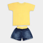 Infant Boy's Cotton Baba Suit, Yellow, small image number null
