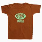 Boys' Half Sleeves T-Shirt, भूरा, small image number null