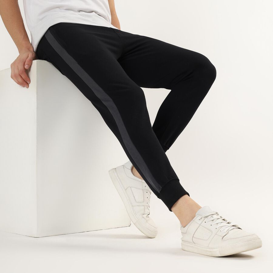 Men's Jogger Track Pants , Black, large image number null