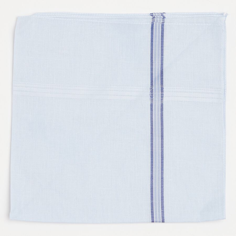 Cotton Handkerchief, Dark Blue, large image number null
