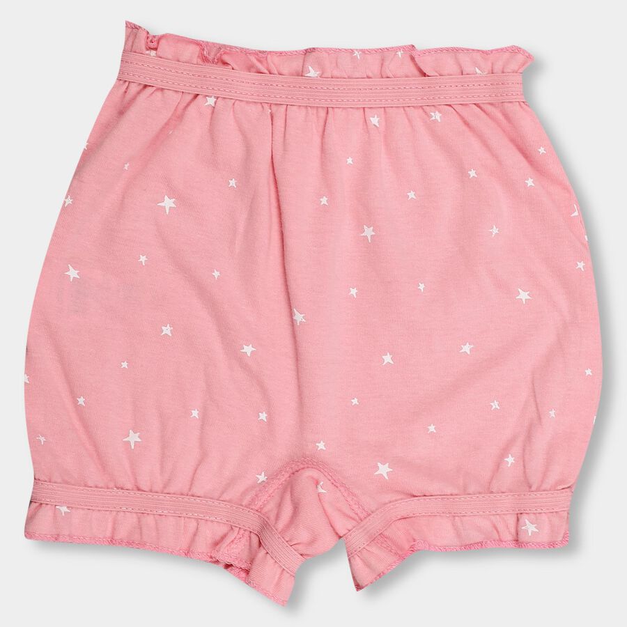 Girls' 100% Cotton Basic Bloomer, Pink, large image number null