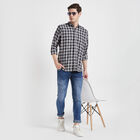 Checks Casual Shirt, Dark Blue, small image number null