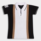 Boys' 100% Cotton Half Sleeves T-Shirt , Black, small image number null