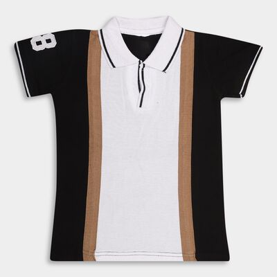 Boys' 100% Cotton Half Sleeves T-Shirt 