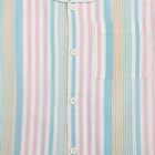 Boys Pink Cotton Half Sleeve Collared Casual Shirt, Pink, small