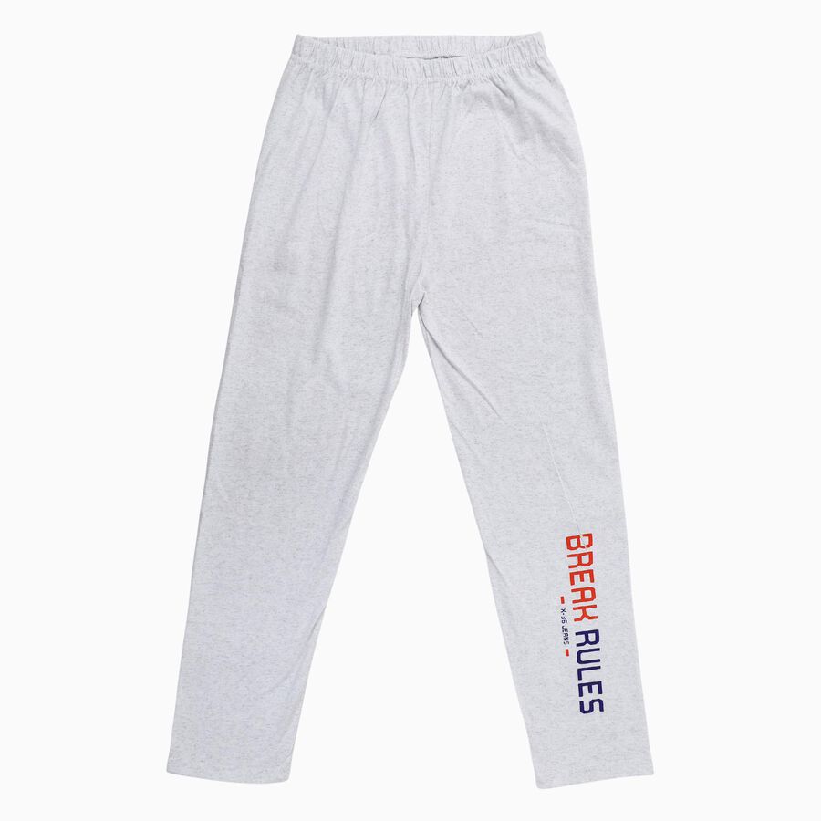 Boys' Pyjama, Ecru Melange, large