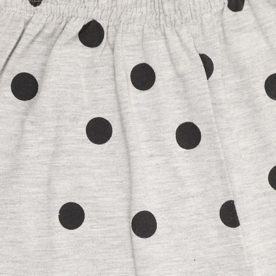 Girls' Capris , Melange Light Grey, large image number null