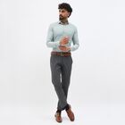 Men's Light Sage Green Full Sleeve Classic Formal Shirt, हल्का हरा, small image number null