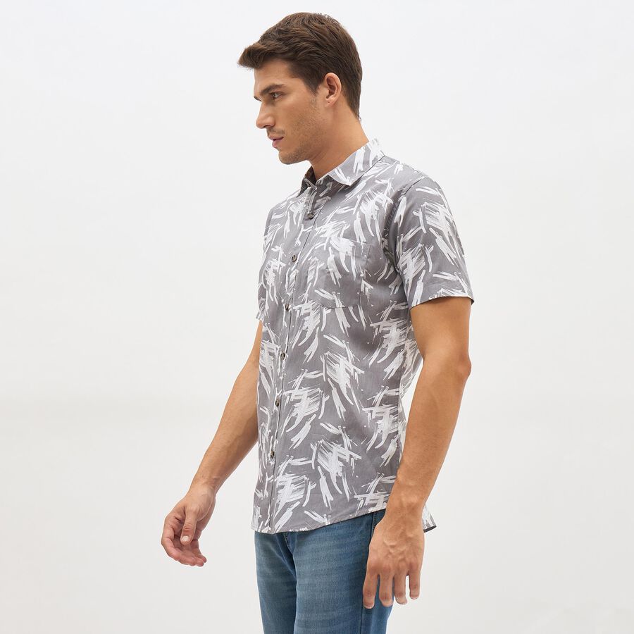 Men's Casual Shirt, Brown, large image number null