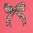 Girls' 100% Cotton T-Shirt , गुलाबी, small