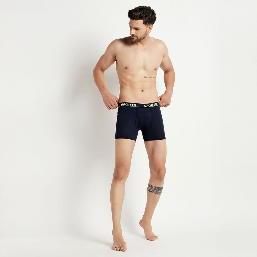 Cotton Solid Trunk, Navy Blue, large image number null