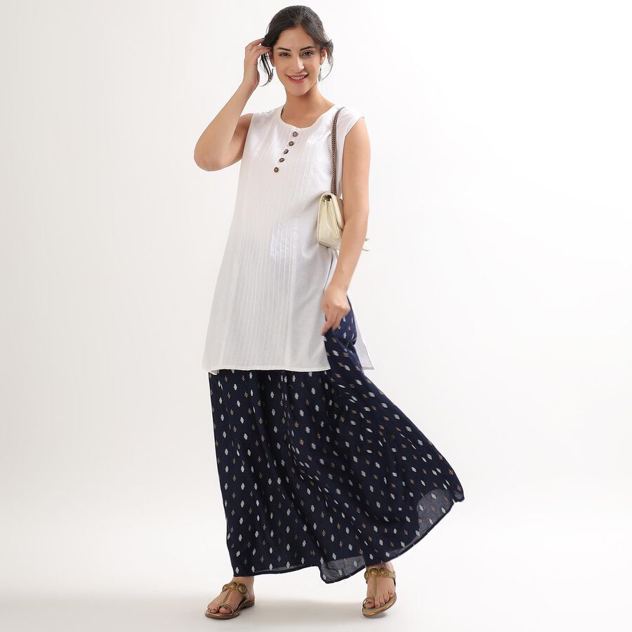 Ladies' Regular Lehenga Skirt , Navy Blue, large image number null
