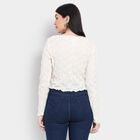 Ladies'  Crop  Top, Off White, small image number null