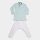 Boys' Kurta Pyjama, Light Green, small image number null