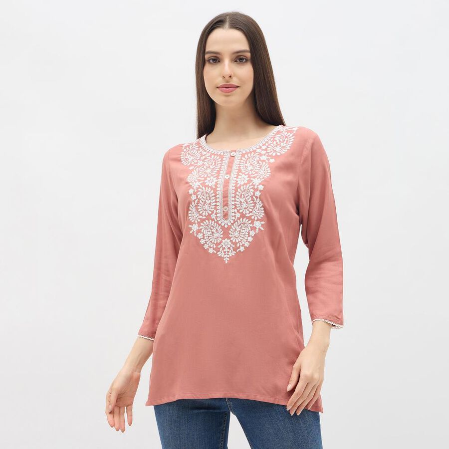 Ladies' Kurti, Pink, large