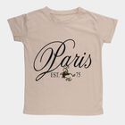 Girls' T-Shirt, गहरा पीला, small