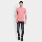 Men's Round Neck Half Sleeves T-Shirt , Light Pink, small image number null