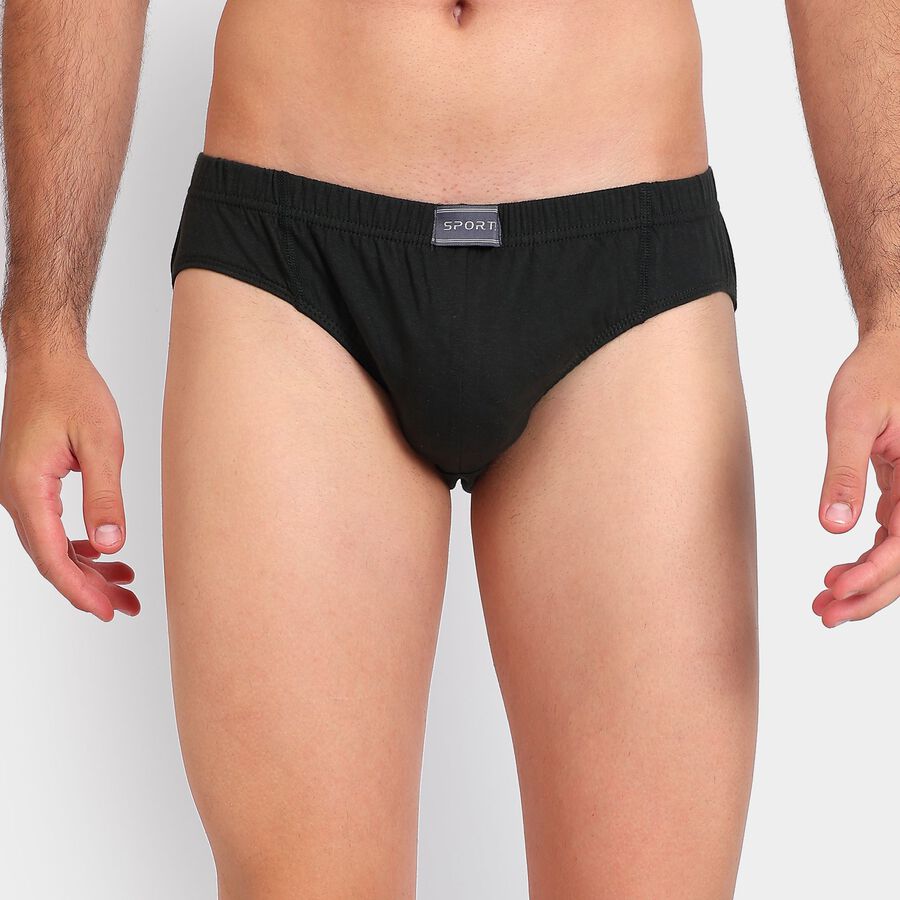 Men's 100% Cotton Briefs, Olive, large image number null