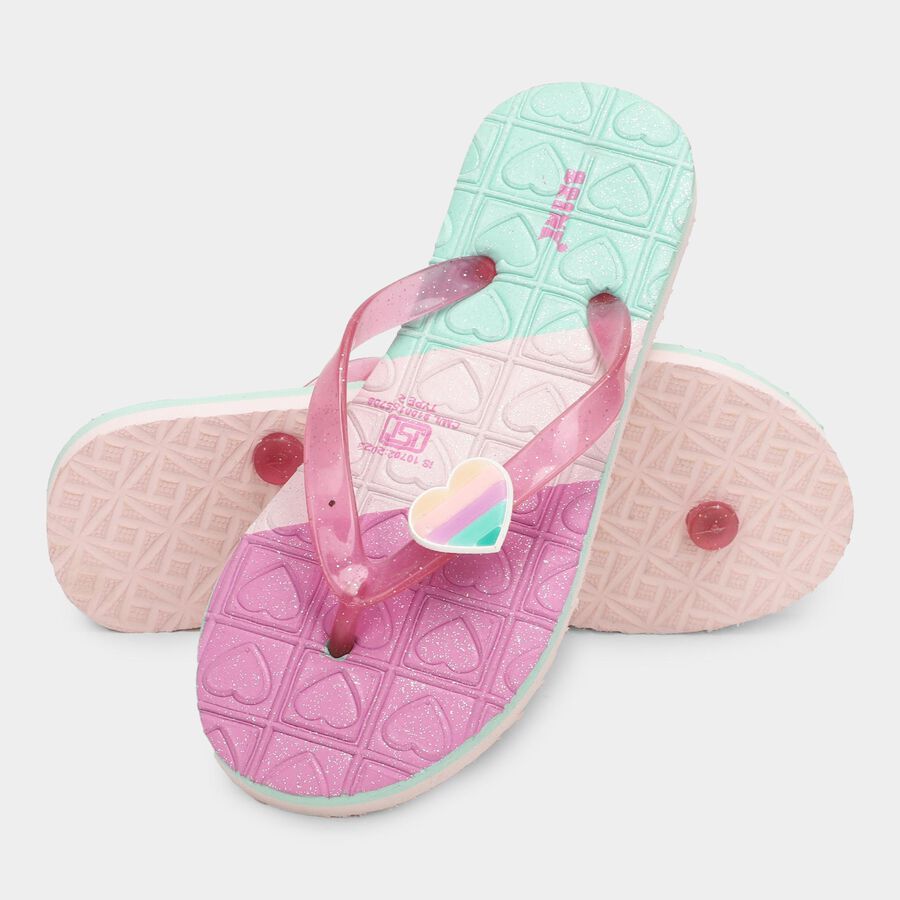 Girls' Slipper, Pink, large image number null