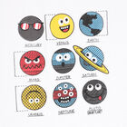 Boys Round Neck T-Shirt, सफ़ेद, small image number null