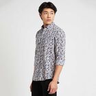 Cotton Printed Casual Shirt, Beige, small image number null