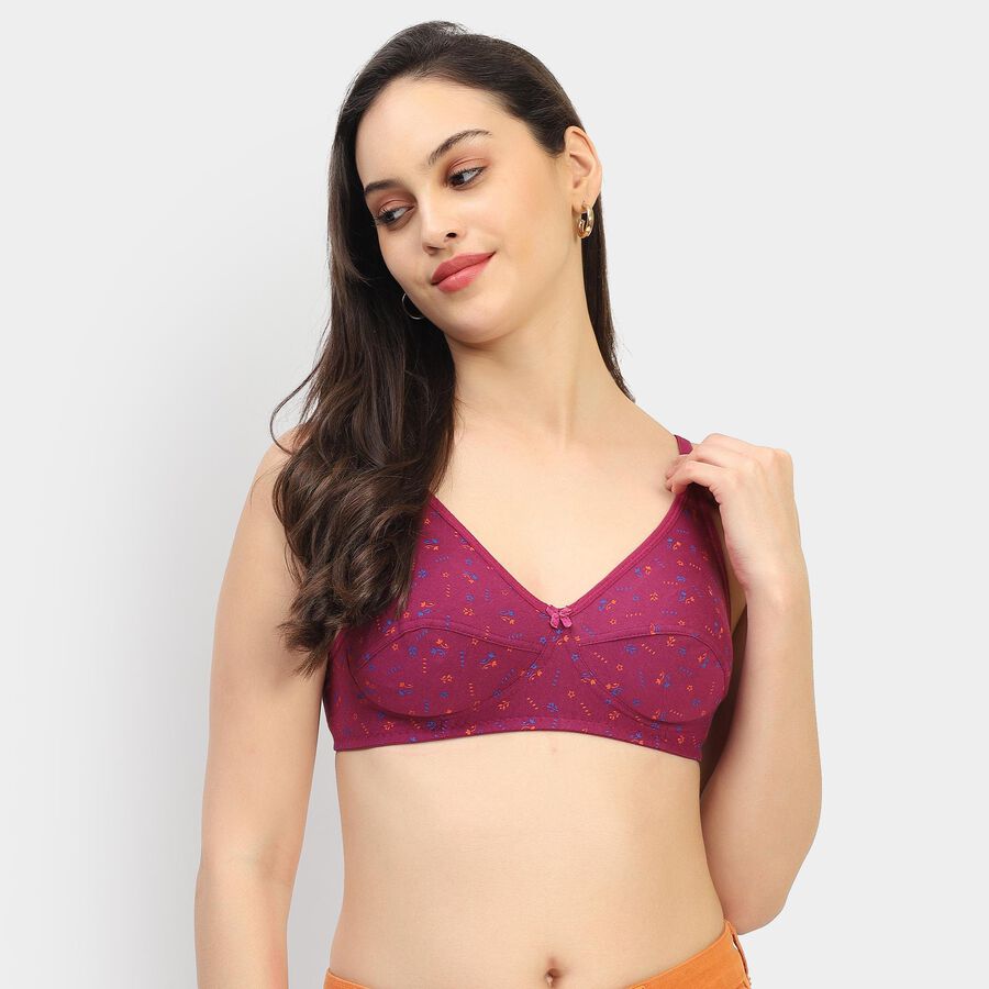Ladies' Bra , वाइन, large image number null