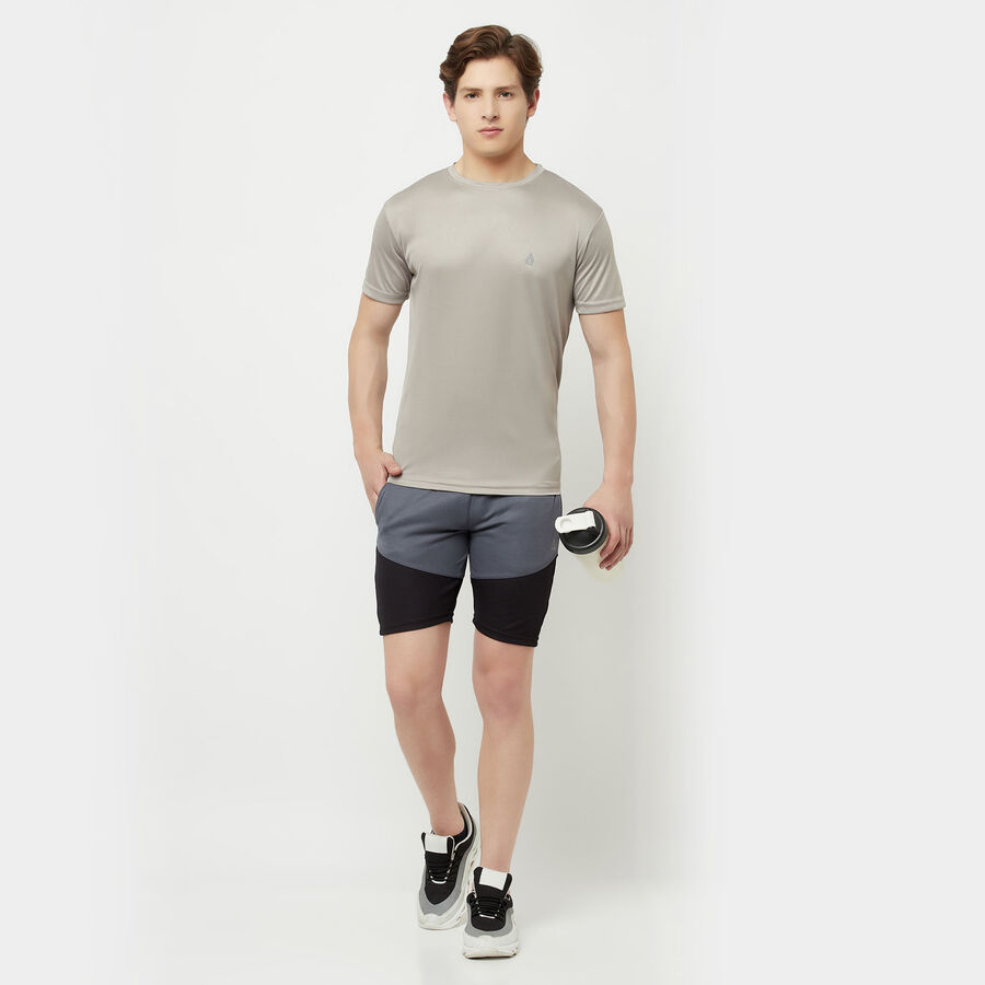 Cut & Sew Active Bermuda, Dark Grey, large image number null