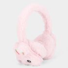 Girls' Soft Baby Pink Animal Face Fluffy Earmuffs, Assorted, small image number null