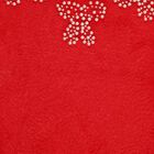 Girls Bright Cherry Red Crew Neck Casual Pullover, Red, small image number null