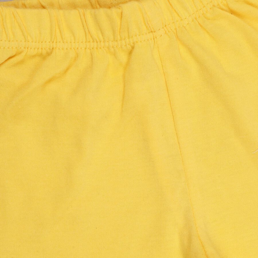 Infant Boys' 100% Cotton Baba Suit , Yellow, large image number null