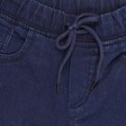 Boys Deep Midnight Navy Regular Fit Faded Jeans, गहरा नीला, small image number null