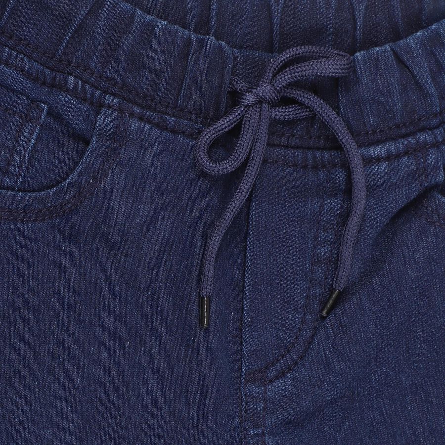 Boys Deep Midnight Navy Regular Fit Faded Jeans, गहरा नीला, large image number null
