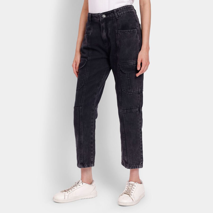 Ladies' Jeans, Black, large image number null