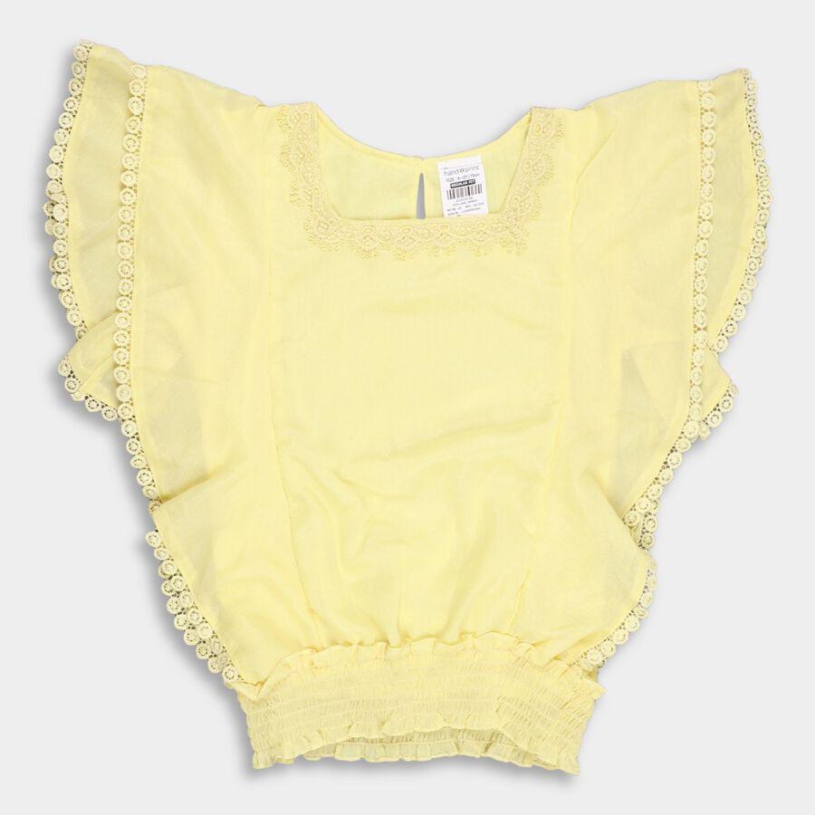 Girls' T-Shirt, Yellow, large image number null