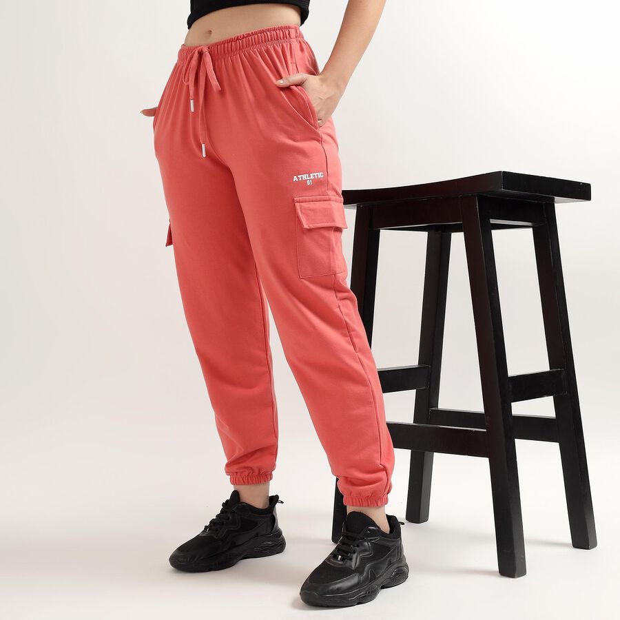 Ladies' Track Pants , Coral, large image number null