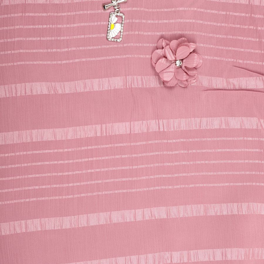 Girls' T-Shirt, गुलाबी, large image number null