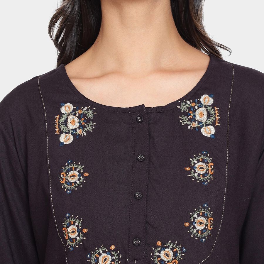 Ladies' Kurta , Brown, large image number null