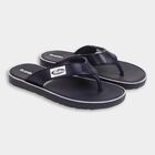 Mens Floater Flip Flops, Navy Blue, small image number null
