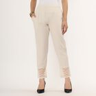 Ladies' 100% Cotton Palazzos , Off White, small image number null