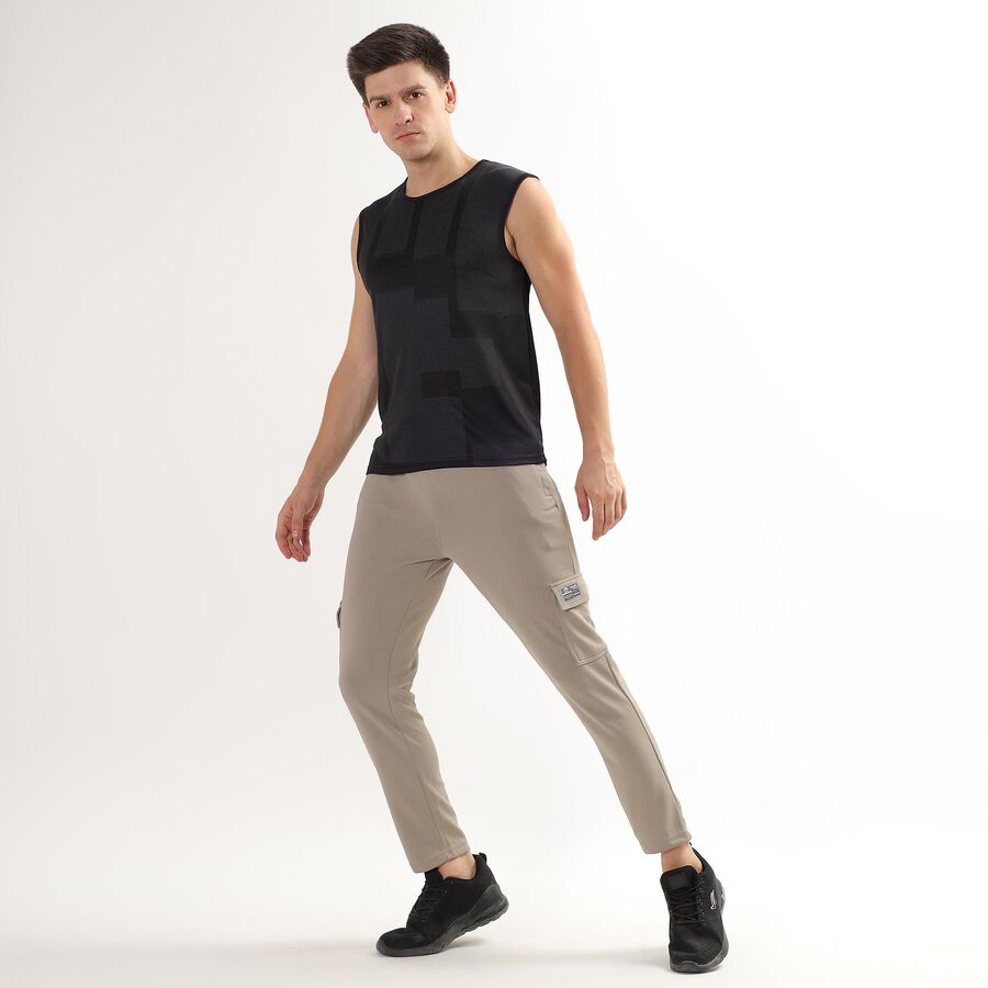 Men's Cross Pocket Jogger , Beige, large image number null